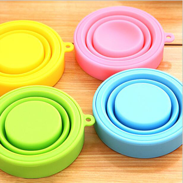 Foldable BPA Free Silicone Collapsible Water Bottle